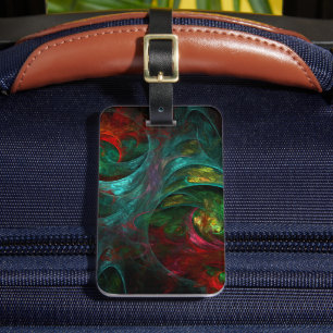 Genesis Abstract Art Address Luggage Tag