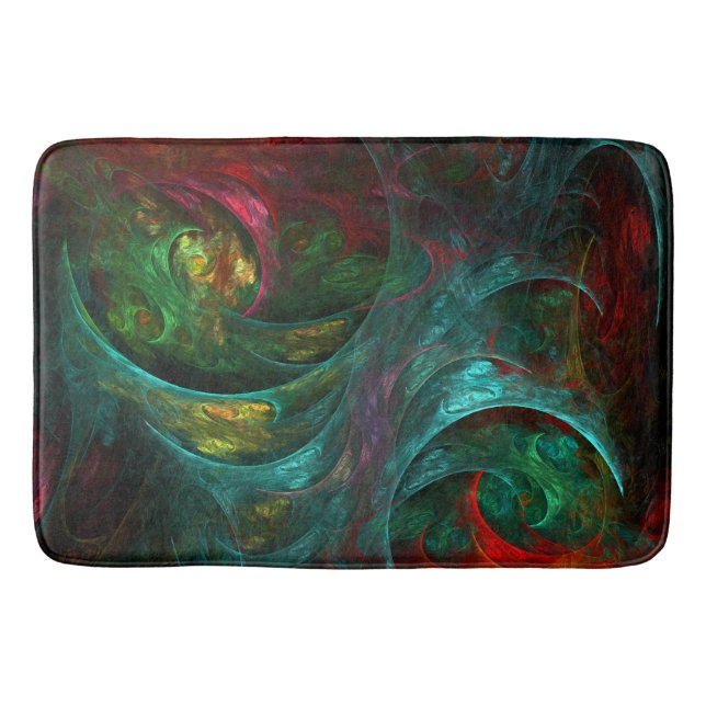 Genesis Abstract Art Bath Mat (Front)