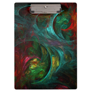 Genesis Abstract Art Clipboard