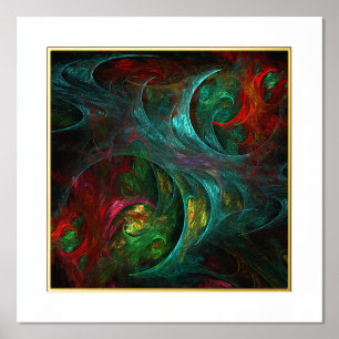 Genesis Abstract Art Foil Prints