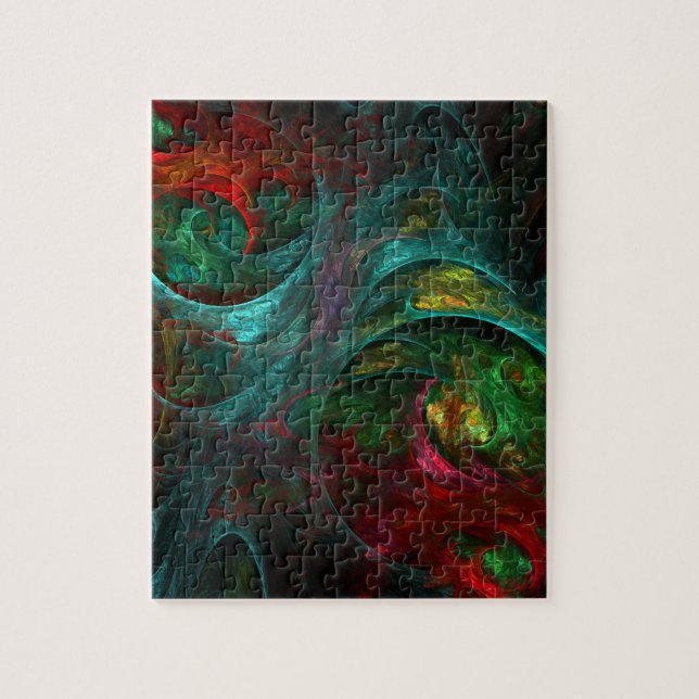 Genesis Abstract Art Jigsaw Puzzle (Vertical)