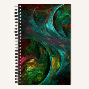Genesis Abstract Art Notebook