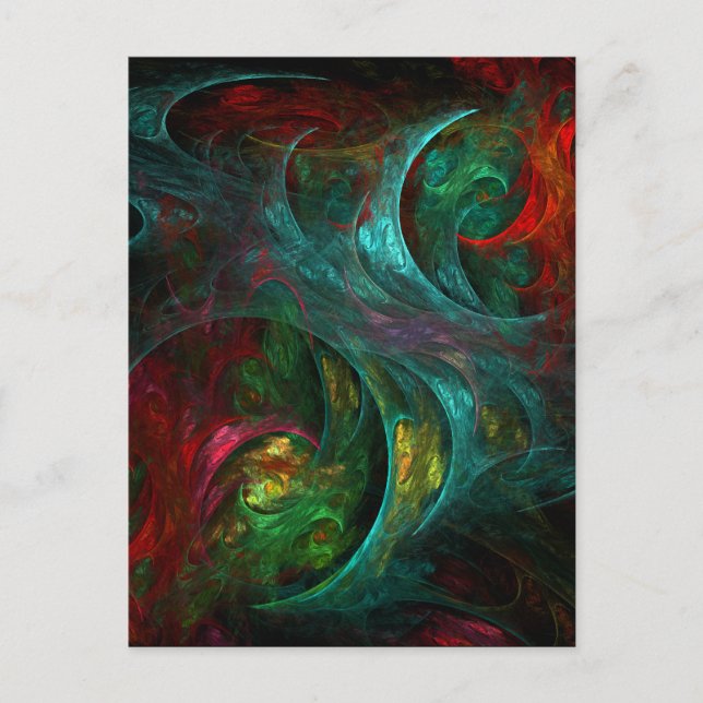 Genesis Abstract Art Postcard (Front)