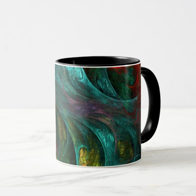 Genesis Abstract Coffee Mug (Front Right)