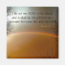 Genesis Bible Verse Rainbow Photo Christian
