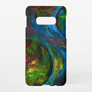 Genesis Blue Abstract Art Matte Samsung Galaxy Case