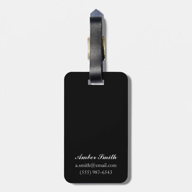Genesis Day 1: Light 2014 Luggage Tag (Back Vertical)