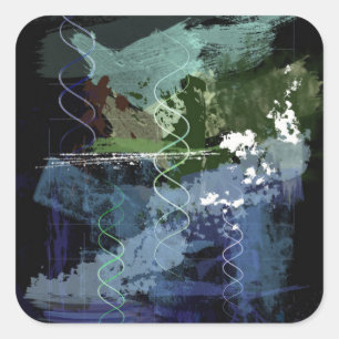 Genesis Day 5: Creatures Square Sticker