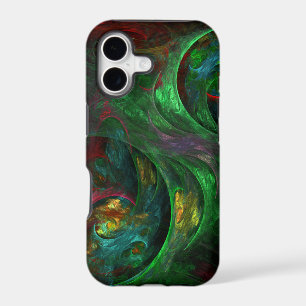 Genesis Green Abstract Art
