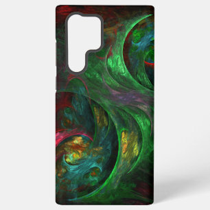 Genesis Green Abstract Art Samsung Galaxy Case