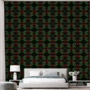 Genesis Green Abstract Art Wallpaper