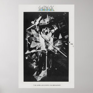 Genesis Lamb Lies Down on Broadway 1974 US Promo Poster