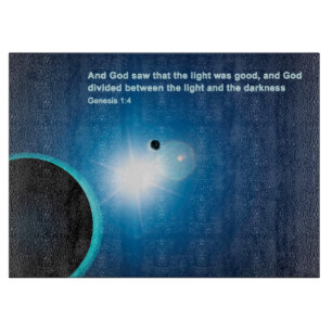 Genesis - Light And Darkness Cutting Board