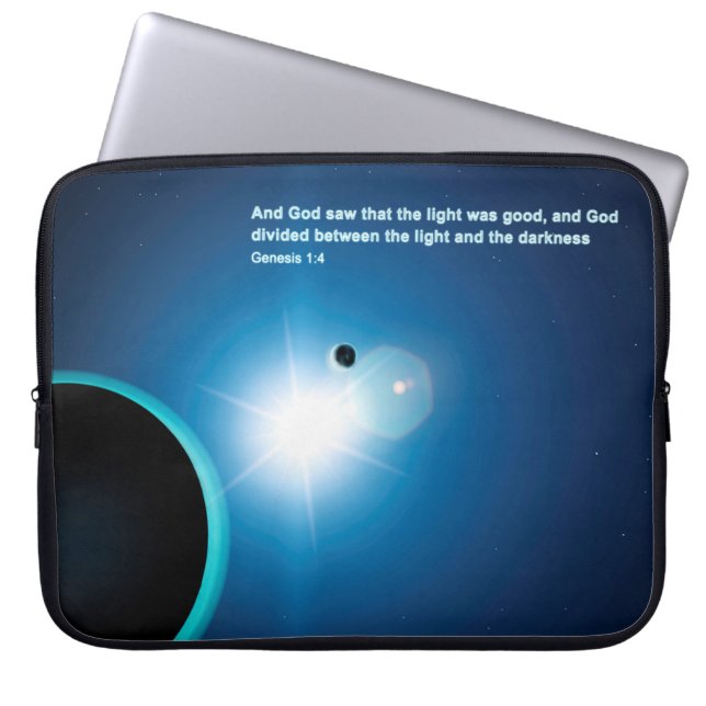 Genesis - Light And Darkness Laptop Sleeve (Front)
