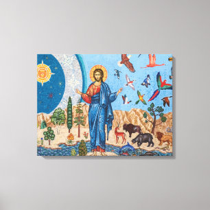 Genesis mosaic Premium Wrapped Canvas (Gloss)