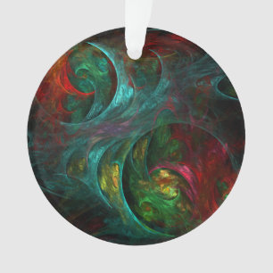 Genesis Nova Abstract Art Acrylic Circle Ornament