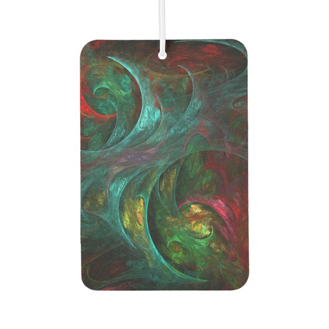 Genesis Nova Abstract Art Car Air Freshener (Front)