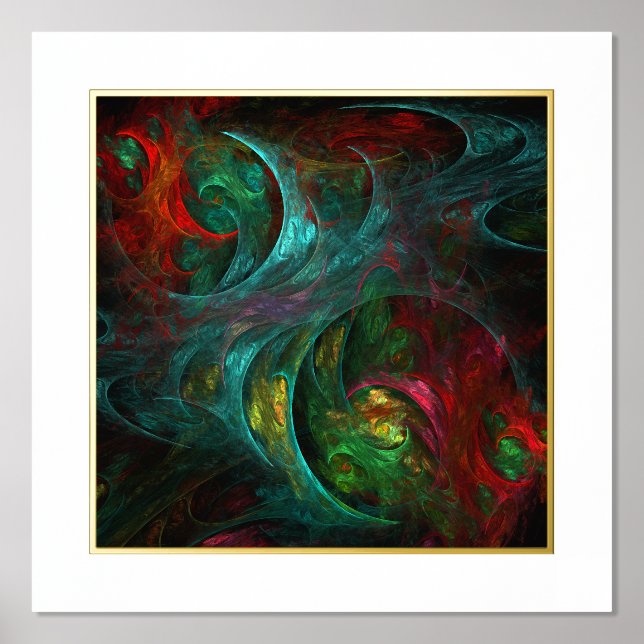 Genesis Nova Abstract Art Foil Prints (Front)