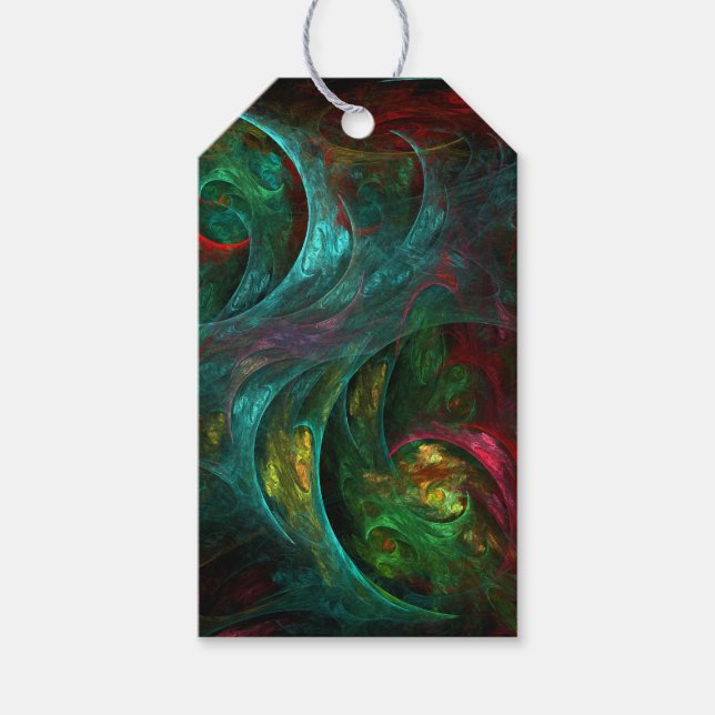 Genesis Nova Abstract Art Gift Tags (Front)