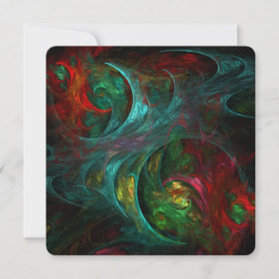 Genesis Nova Abstract Art Invitation