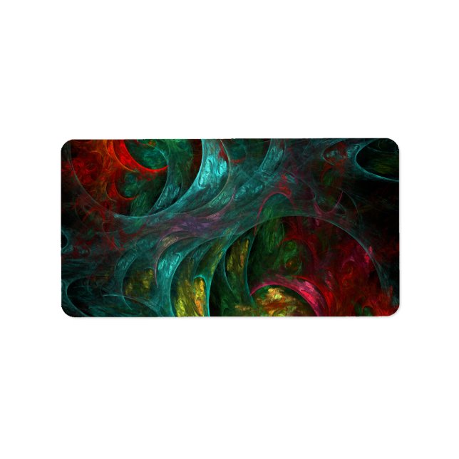 Genesis Nova Abstract Art Label (Front)