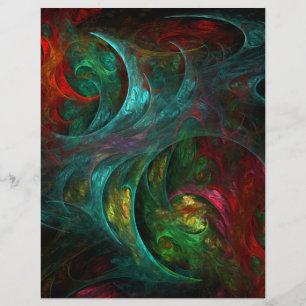 Genesis Nova Abstract Art Letterhead
