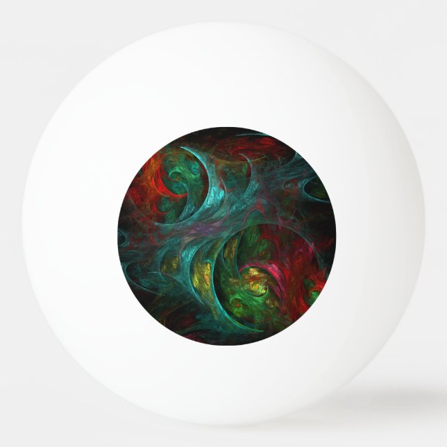 Genesis Nova Abstract Art Ping Pong Ball (Front)