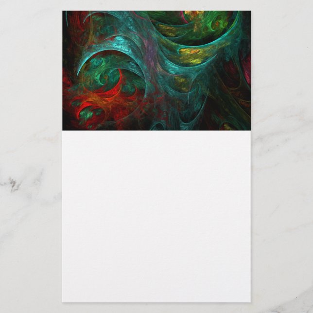 Genesis Nova Abstract Art Stationery (Front)