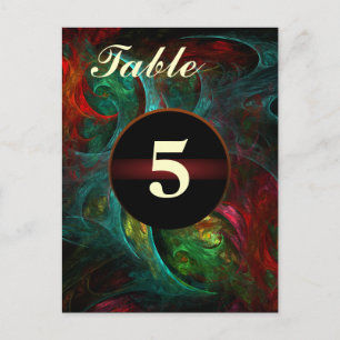 Genesis Nova Table Number Postcard