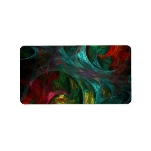 Genesis of Colour Living Fractal Universe Label