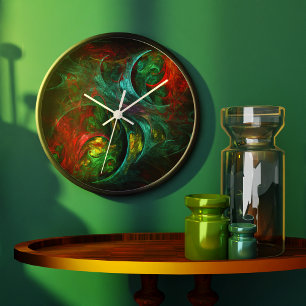 Genesis of Colour Living Fractal Universe Large Clock