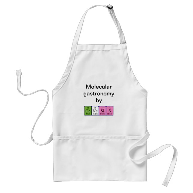 Genesis periodic table name apron (Front)