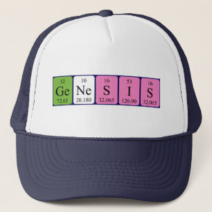 Genesis periodic table name hat