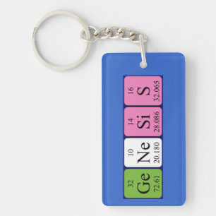 Genesis periodic table name keyring