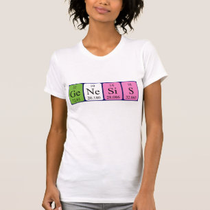 Genesis periodic table name shirt