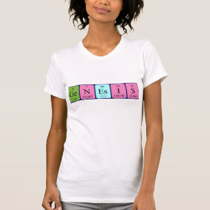 Genesis periodic table name shirt