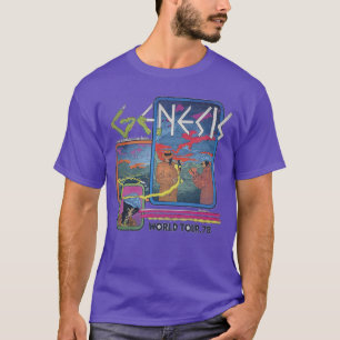 Genesis Rock Music Band Worldour 78 funny friends T-Shirt