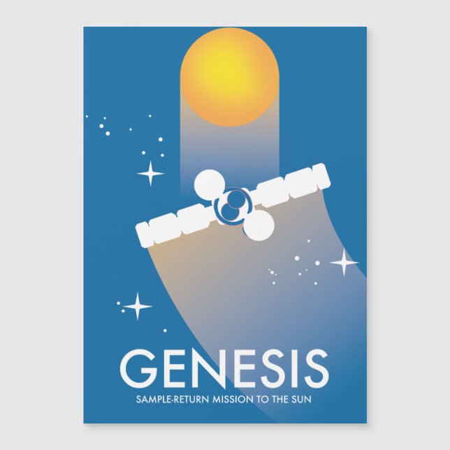 Genesis Sample-return mission space art. (Front)