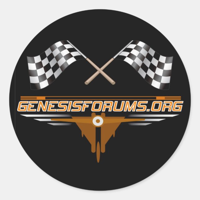 Genesisforums.org Sticker (Front)