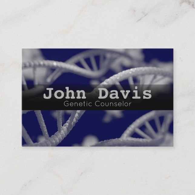 Genetic Counsellor business card (Front)