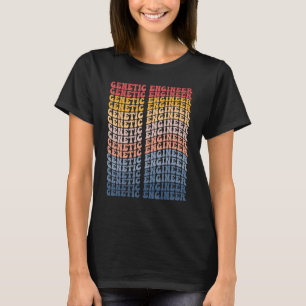 Genetic Engineer Groovy Retro T-Shirt
