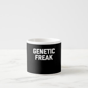 Genetic Freak T-Shirt Funny Saying Espresso Cup