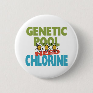 GENETIC POOL 6 CM ROUND BADGE