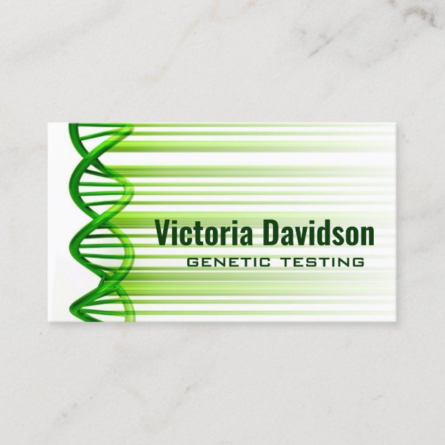 Genetic Testing/DNR Centre Business Card (Front)