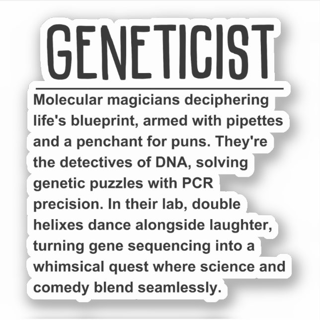 Geneticist (Front)