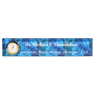 Geneticists Profession in Blue Colour Nameplate