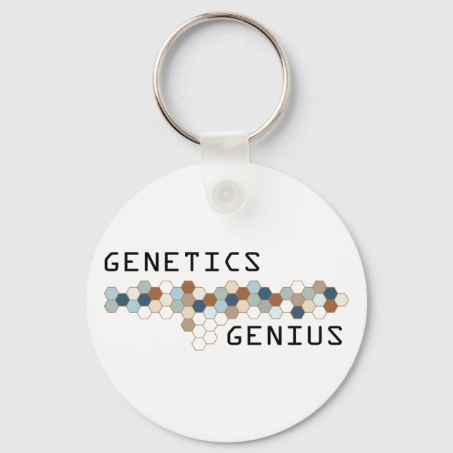 Genetics Genius Key Ring (Front)