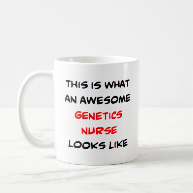 genetics nurse coffee mug (Left)