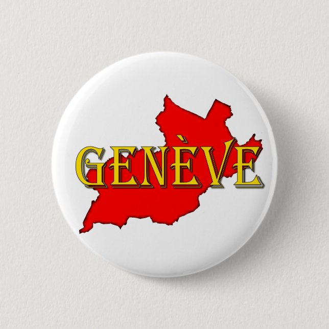 Geneva 6 Cm Round Badge (Front)