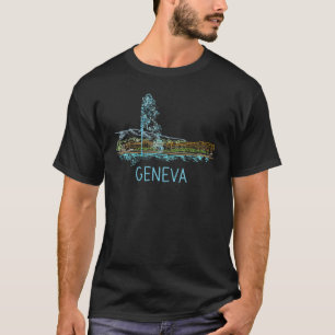 Geneva City Switzerland souvenir for men women T-Shirt